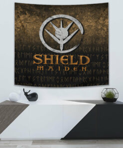 Shieldmaiden Tapestry for Wall Décor