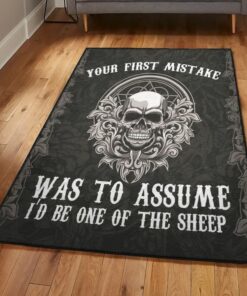 Skeleton Area Rugs, Skull Rug, Skull Area Rug, Skull Rug for Living Room Bedroom Home Skull A76