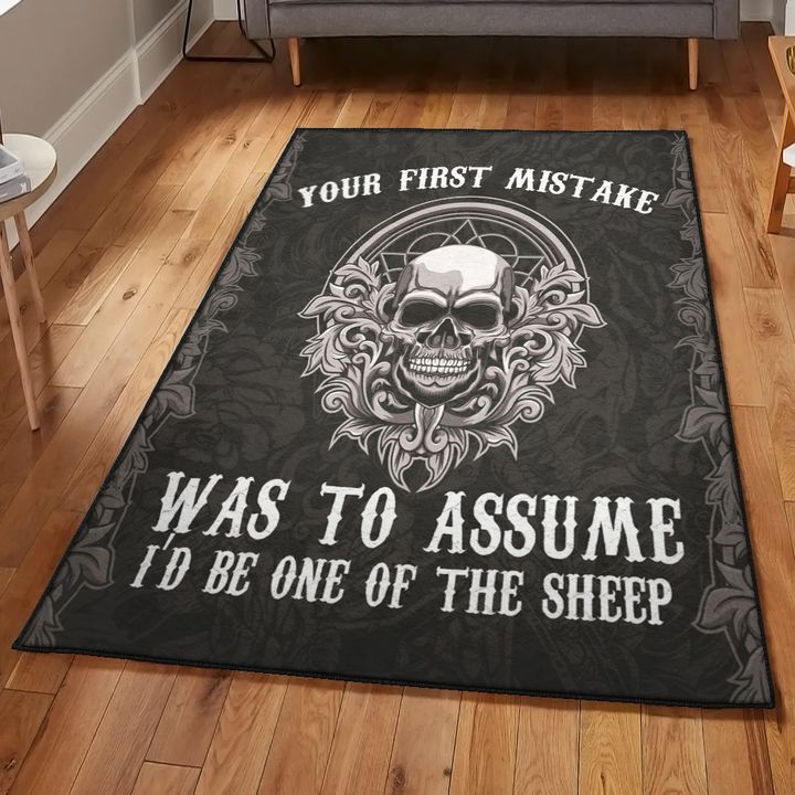 Skeleton Area Rugs, Skull Rug, Skull Area Rug, Skull Rug for Living Room Bedroom Home Skull A76