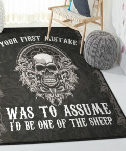 Skeleton Area Rugs, Skull Rug, Skull Area Rug, Skull Rug for Living Room Bedroom Home Skull A76