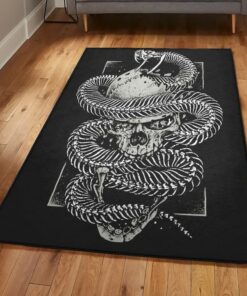 Skeleton Washable Rugs, Skull Rug, Skull Area Rug, Skull Rug for Living Room Bedroom Home Skull A80