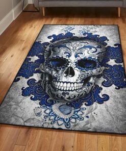 Skull Art Deco Rug, Skull Rug, Skull Area Rug, Skull Rug for Living Room Bedroom Home Skull A28