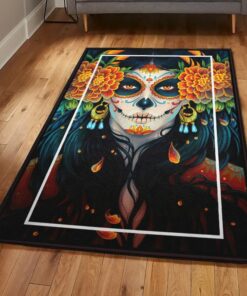 Skull Carpets For Living Room, Skull Rug, Skull Area Rug, Skull Rug for Living Room Bedroom Home Skull A58