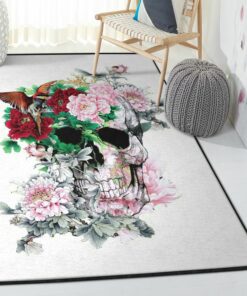 Skull Cool Rugs, Skull Rug, Skull Area Rug, Skull Rug for Living Room Bedroom Home Skull A15