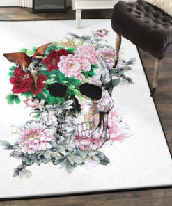 Skull Cool Rugs, Skull Rug, Skull Area Rug, Skull Rug for Living Room Bedroom Home Skull A15