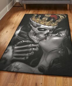 Skull Indoor Outdoor Rugs, Skull Rug, Skull Area Rug, Skull Rug for Living Room Bedroom Home Skull A54
