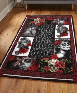 Skull Large Area Rugs, Skull Rug, Skull Area Rug, Skull Rug for Living Room Bedroom Home Skull A53