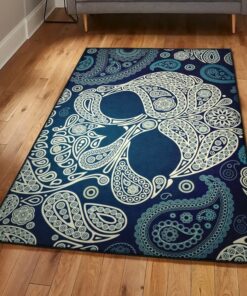 Skull Modern Rugs, Skull Rug, Skull Area Rug, Skull Rug for Living Room Bedroom Home Skull A38