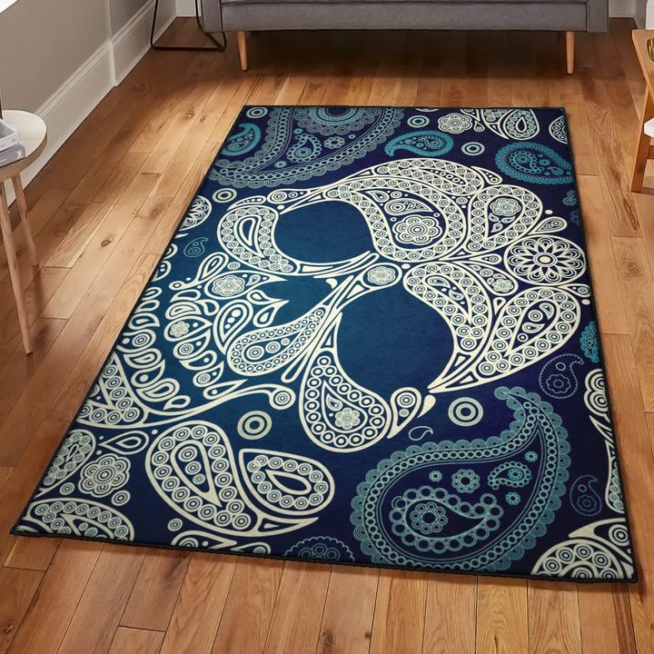 Skull Modern Rugs, Skull Rug, Skull Area Rug, Skull Rug for Living Room Bedroom Home Skull A38