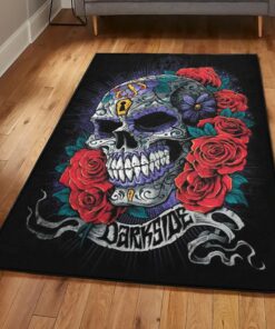 Skull Non Shedding Area Rug, Skull Rug, Skull Area Rug, Skull Rug for Living Room Bedroom Home Skull A22