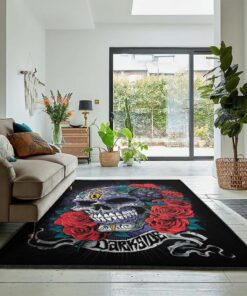 Skull Non Shedding Area Rug, Skull Rug, Skull Area Rug, Skull Rug for Living Room Bedroom Home Skull A22