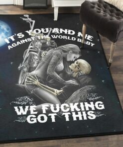 Skull Non Shedding Area Rug, Skull Rug, Skull Area Rug, Skull Rug for Living Room Bedroom Home Skull A24