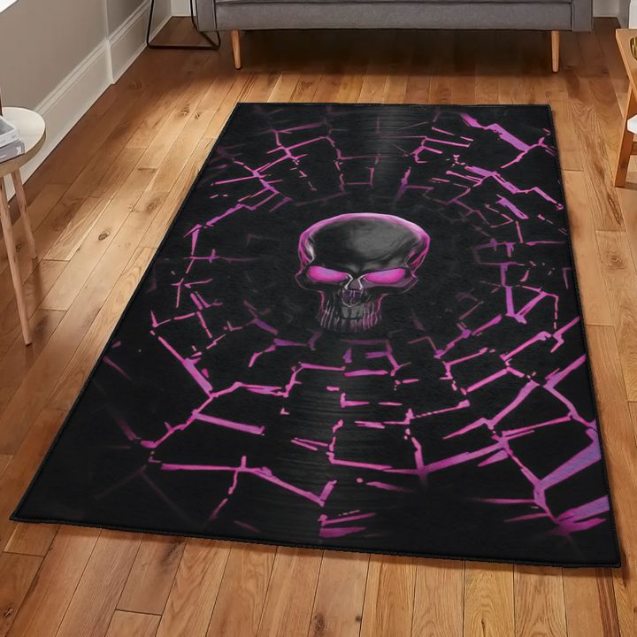 Skull Outdoor Carpet, Skull Rug, Skull Area Rug, Skull Rug for Living Room Bedroom Home Skull A14