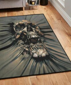 Skull Playroom Rug, 3d Skull Rug, Skull Area Rug, Skull Rug for Living Room Bedroom Home Skull A30