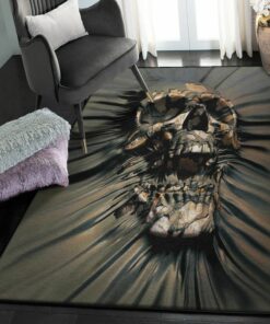 Skull Playroom Rug, 3d Skull Rug, Skull Area Rug, Skull Rug for Living Room Bedroom Home Skull A30