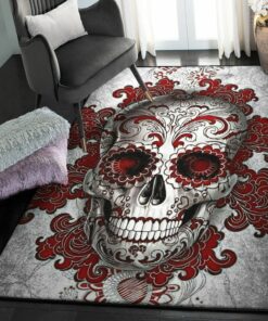 Skull Playroom Rug, Skull Rug, Skull Area Rug, Skull Rug for Living Room Bedroom Home Skull A33