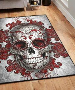Skull Playroom Rug, Skull Rug, Skull Area Rug, Skull Rug for Living Room Bedroom Home Skull A33