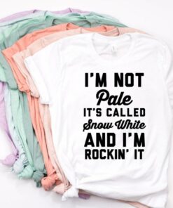 Snow White Shirt, Funny Disney Shirt, Women's Disney Shirts, Disney Shirts, Disney World Shirt, Disney Shirts, I'm Not Pale Gift For Men Women Kid Hoodie Sweatshirt Toddler Shirt