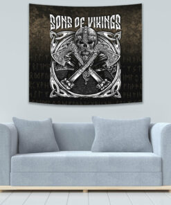 Sons Of Odin Valhalla 3 Tapestry for Wall Décor
