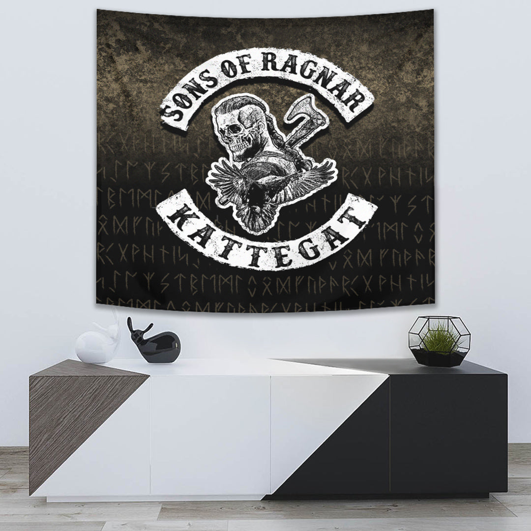 Sons Of Ragnar Kattegat Tapestry for Wall Décor