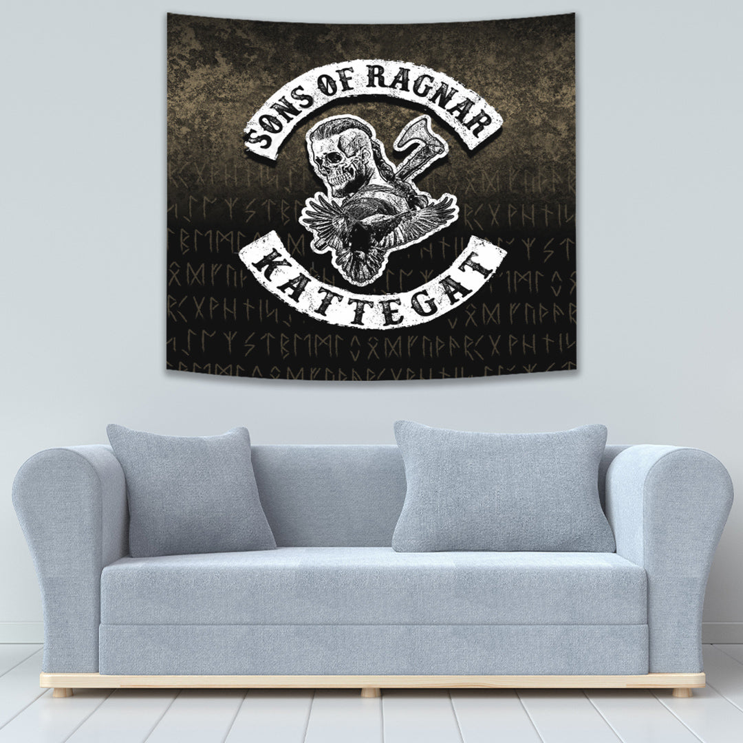 Sons Of Ragnar Kattegat Tapestry for Wall Décor
