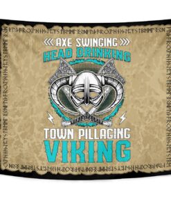 Sons of Odin Valhalla 2 Tapestry for Wall Décor