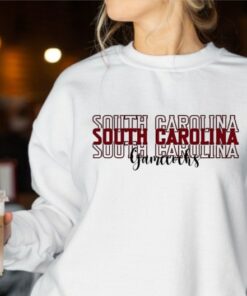 South Carolina Stacked Sweater Hoodie Shirt, Gamecocks Football, South Carolina Sweater, Travel Sweater, College Tailgate