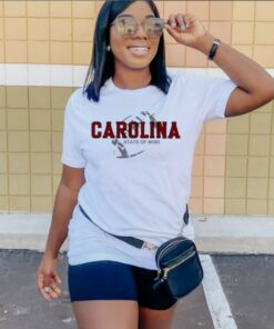 South Carolina State of Mind Football Shirt, Football Shirt, South Carolinat-Shirt, State Tee, Hoodie, Sweatshirt Travel Tee Sc, College Tailgate