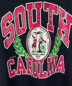 South Carolina University Sweatshirt Large Vintage 90s Sc South Carolina University Pullover Crewneck, Hoodie, Shirt