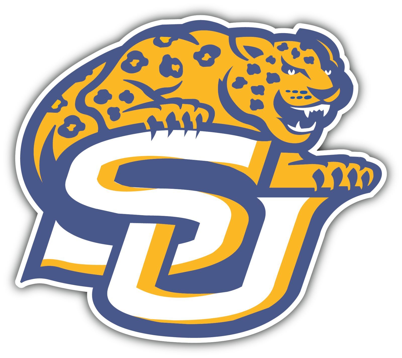 Southern Jaguars College NCAA Logo Vinyl Decals Sticker For Car Truck Door And Window Laptop Gifts For Fans