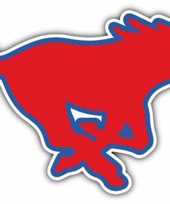 Southern Methodist Mustangs College NCAA Logo Vinyl Decals Sticker For Car Truck Door And Window Laptop Gifts For Fans