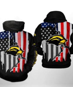 Southern Miss Golden Eagles Ncaa Us Flag 3D All Over Print Hoodie, Zip-Up Hoodie