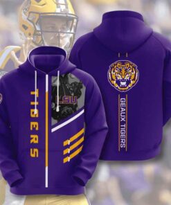 Sports American Football Ncaa Lsu Tigers 3D All Over Print Hoodie, Zip-Up Hoodie