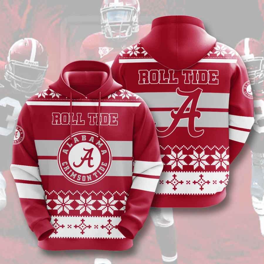 Sports American Football Ncaa Alabama Crimson Tide 3D All Over Print Hoodie, Zip-Up Hoodie