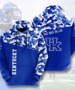 Sports American Football Ncaa Kentucky Wildcats 3D All Over Print Hoodie, Zip-Up Hoodie