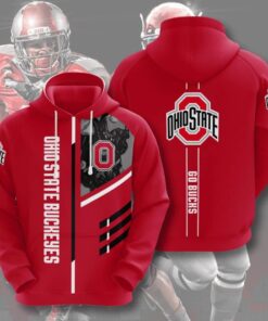 Sports American Ncaa Ohio State Buckeyes 3D All Over Print Hoodie, Zip-Up Hoodie