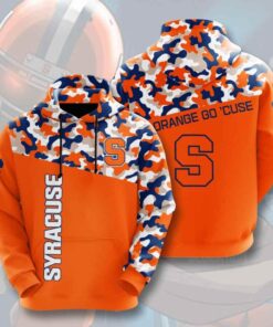 Sports American Ncaa Syracuse Orange 3D All Over Print Hoodie, Zip-Up Hoodie Footbal Gifts