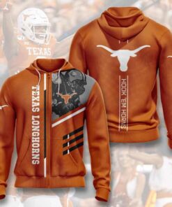 Sports American Ncaa Texas Longhorns 3D All Over Print Hoodie, Zip-Up Hoodie