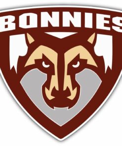 St. Bonaventure Bonnies College NCAA Logo Vinyl Decals Sticker For Car Truck Door And Window Laptop Gifts For Fans