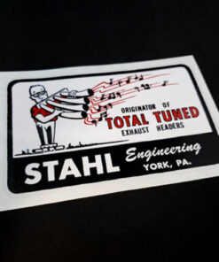 Stahl Headers Decal York Pa Vintage Style Vinyl Hot Rod Rat Rod Door Windows Decals