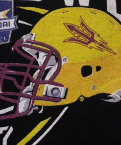 Stanford Cardinal Arizona State Sun Devils NCAA Football Mens Medium Black Crew Neck T-Shirt