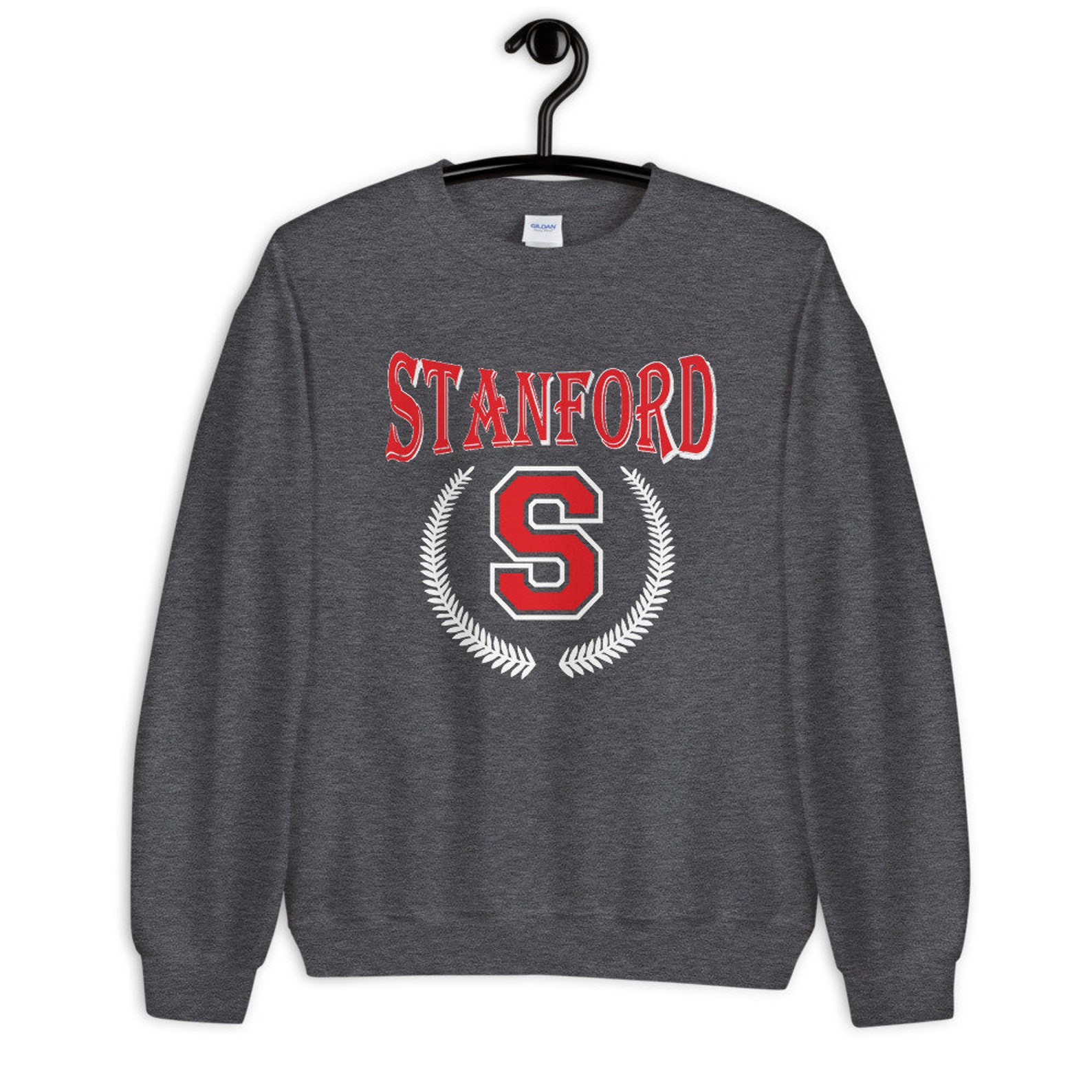 Stanford Winter Crewneck Sweatshirt Vintage, Winter Sweatshirt for Hime Or Her, College Student Sweatshirt
