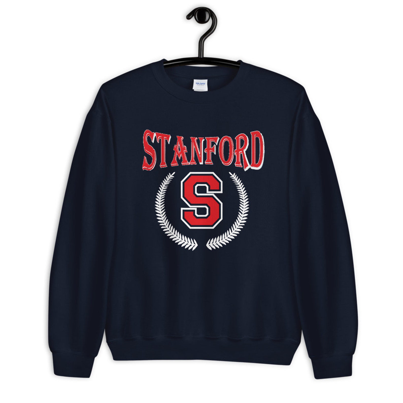 Stanford Winter Crewneck Sweatshirt Vintage, Winter Sweatshirt for Hime Or Her, College Student Sweatshirt