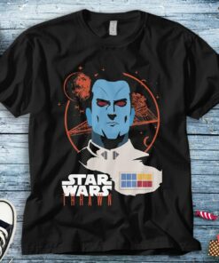 Star Wars Admiral Thrawn Head Shot Graphic T-Shirt Unisex Tee Adult T-shirt Kid Shirt Long Sleeve Hoodie Sweatshirt
