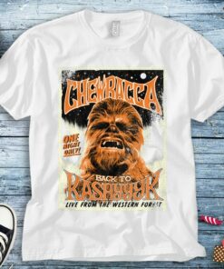 Star Wars Chewbacca Vintage Concert Poster Graphic T-Shirt Unisex Adult T-shirt Kid Shirt Long Sleeve Hoodie Sweatshirt Women's Tank
