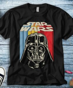Star Wars Darth Vader Vintage T-Shirt Poster Graphic Unisex Adult T-shirt Kid Shirt Long Sleeve Hoodie Sweatshirt Women's Tank