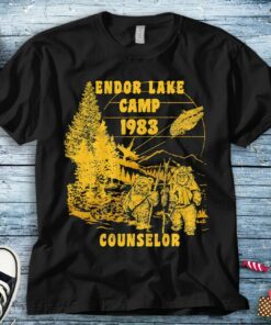 Star Wars Ewok Endor Lake '83 Camp Counselor Graphic T-Shirt Unisex Tee Adult T-shirt Kid Shirt Long Sleeve Hoodie Sweatshirt