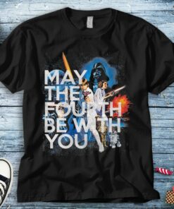 Star Wars May The Fourth Be With You Vintage T-Shirt Unisex Adult T-shirt Kid Shirt Long Sleeve Hoodie Sweatshirt Women's Tank