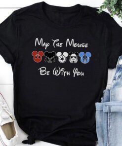 Star Wars May The Mouse Be With You Shirt, Star Wars Galaxy Edge Mickey, Magic Kingdom, Family Matching Disney Shirt, Disney Trip Shirt Gift For Men Women Kid Hoodie Sweatshirt Toddler Shirt