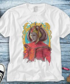 Star Wars Padme Amidala Regal Portrait Graphic T-Shirt Unisex Adult T-shirt Kid Shirt Long Sleeve Hoodie Sweatshirt Women's Tank
